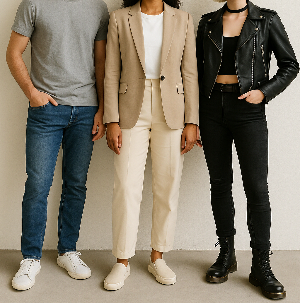 Casual, Elevated, Edgy