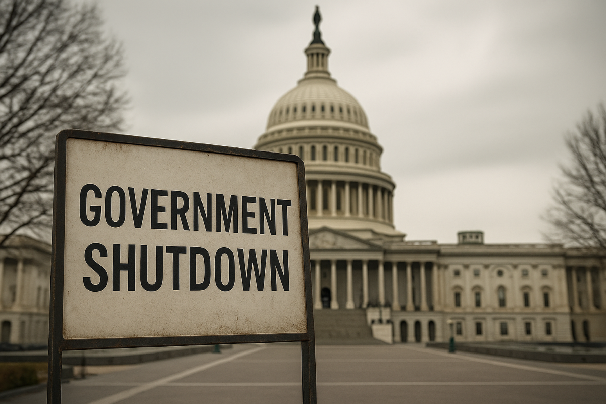 Federal Government Shuts Down After Budget Dispute