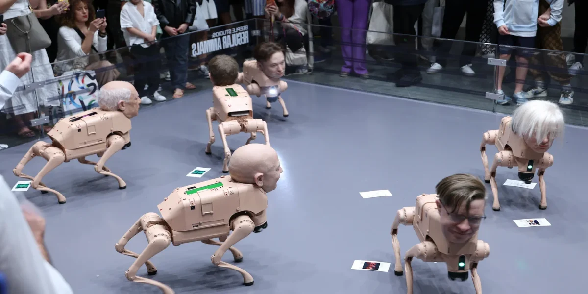 Basel Showcases Robotic Dogs With Bezos and Others