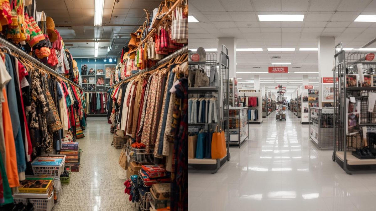 Thrifting vs. Buying New